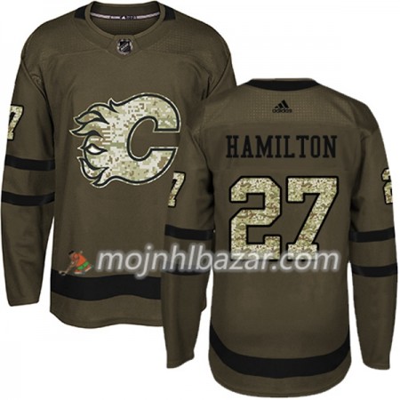 Dresovi Calgary Flames Dougie Hamilton 27 Adidas 2017-2018 Camo Zelena Authentic - Muške Dresovi Calgary Flames Dougie Hamilton 27 Adidas 2017-2018 Camo Zelena Authentic - Muške